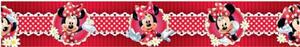 Samolepící bordura Minnie Mouse 801 5 m x 10,6 cm IMPOL TRADE