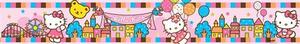Bordura samolepící Hello Kitty celebration BDHK-5-068-10, rozměr 5 m x 10,6 cm, dětská bordura 5506810, IMPOL TRADE