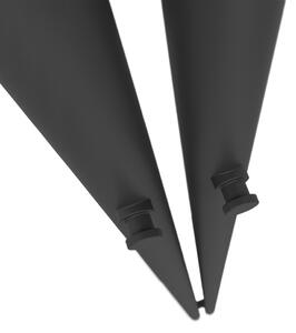 Oltens Stang koupelnový radiátor designově 180x9.5 cm černá 55010300