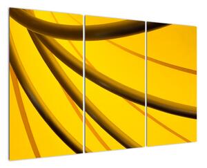 Žlutá abstrakce (120x80cm)