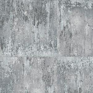Vliesové tapety na zeď NEUE BUDE 2.0 36118-3, rozměr 10,05 m x 0,53 m, betonová zeď šedo-stříbrná, A.S.Creation