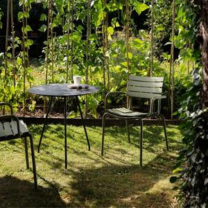 Černý kovový zahradní bistro stůl HOUE Circum 74 cm
