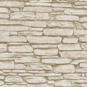 Vliesové tapety na zeď Belinda 6721-30, kámen ukládaný hnědý, rozměr 10,05 m x 0,53 m, Novamur 81903