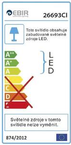 Sapho PANDORA LED svítidlo, 15W, 808x15x112mm, chrom (26693CI)