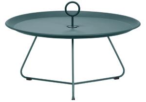 Tmavě zelený kovový konferenční stolek HOUE Eyelet 70 cm