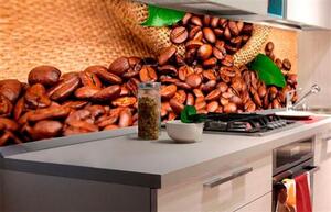 Samolepící tapety za kuchyňskou linku, rozměr 180 cm x 60 cm, kávová zrnka, DIMEX KI-180-006