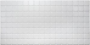 Obkladové panely 3D PVC TP10009957, rozměr 960 x 480 mm, mozaika bílá malá, GRACE