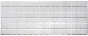 Obkladové panely 3D PVC TP10009958, rozměr 960 x 480 mm, mozaika bílá velká, GRACE