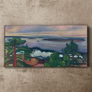 Obraz na plátně Obraz na plátně Vlak PAL Edvard Munch