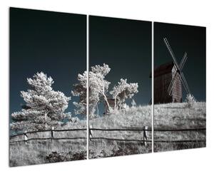 Větrný mlýn, obraz (120x80cm)