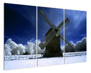 Větrný mlýn - obraz na stěnu (120x80cm)