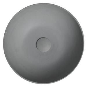 Sapho Formigo Betonové umyvadlo, průměr 39 cm, šedá FG039