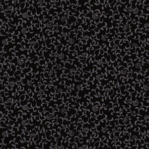 Samolepící fólie Sonja černá 343-1003, rozměr 45 cm x 1,5 m, květy černé, d-c-fix