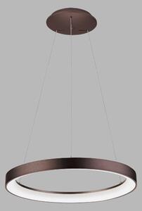 Led2 Závěsné LED svítidlo BELLA SLIM P-Z ø 58 cm Barva: Kávová, Teplota světla: 2700K/3000K/4000K, Stmívání, řízení: ON/OFF (bez stmívání)