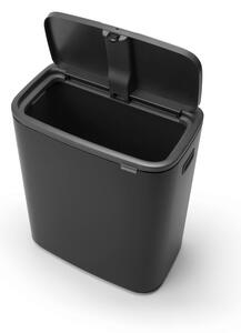 Matně černý dotykový ocelový odpadkový koš 60 l Bo Touch Bin – Brabantia