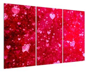 Srdíčka - obrazy (120x80cm)