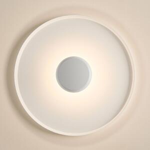 Vibia Top LED nástěnné světlo Ø 60 cm bílé, stmívatelný, Bílá / opál, Obývací pokoj / jídelna, kov, Moderní