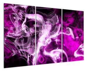 Obraz - fialový kouř (120x80cm)