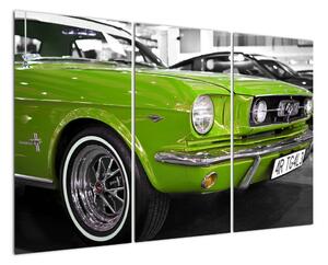 Zelené auto - obraz (120x80cm)