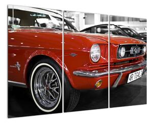 Červené auto - obraz (120x80cm)