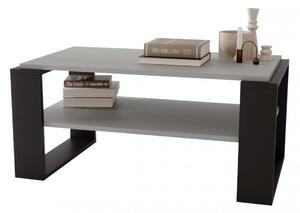 Konferenční stolek Prima loft 96 - šedá/černá