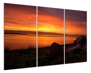 Západ slunce na moři - obraz (120x80cm)