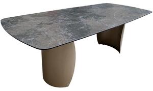 Hnědo šedý keramický jídelní stůl Miotto Arona 220 x 100 cm