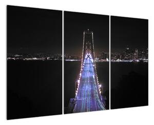 Noční most - obraz (120x80cm)