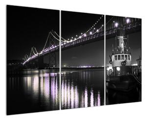 Noční most - obraz (120x80cm)