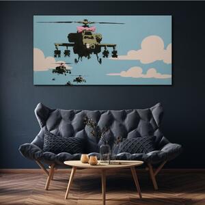 Obraz na plátně Obraz na plátně Banksy Helicopter