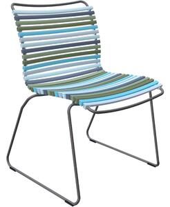 Modrozelená plastová zahradní židle HOUE Click