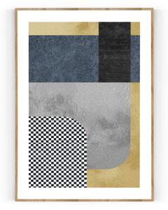 Plakát / Obraz Cube Pololesklý saténový papír A4 - 21 x 29,7 cm S okrajem