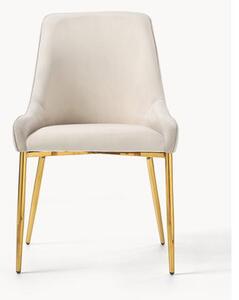Sametová čalouněná židle Ava