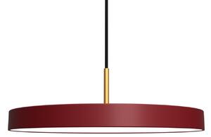 Umage Vínově červené kovové závěsné světlo Asteria Ø 43 cm