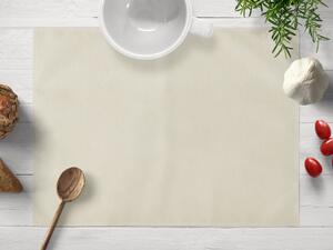 Biante Sametové prostírání na stůl Velvet Premium SVP-003 Smetanové 30x40 cm
