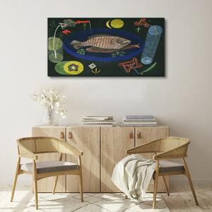 Obraz na plátně Obraz na plátně Kolem ryb Paul Klee