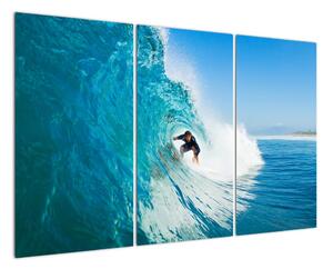 Surfař na vlně - moderní obraz (120x80cm)