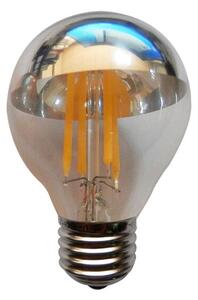 Diolamp LED retro žárovka Ball 4W Filament stříbrný vrchlík