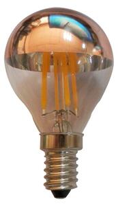 Diolamp LED retro žárovka Ball 4W Filament měděný vrchlík E14
