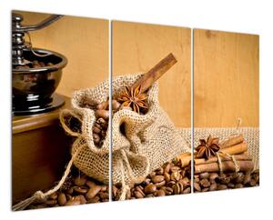 Kávová zrna - obraz (120x80cm)