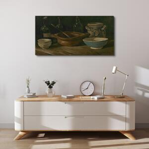 Obraz na plátně Obraz na plátně Keramika láhev van Gogh