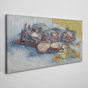 Obraz na plátně Obraz na plátně Zelí a cibule van Gogh