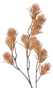 Umělá rostlina větvička s béžovými květy – 86 cm