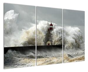 Maják na moři - obraz (120x80cm)