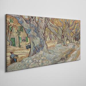 Obraz na plátně Obraz na plátně Silniční Menders van Gogh