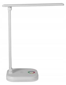 LED RGBW Stmívatelná stolní lampa s bezdrátovým nabíjením LED/7W/5V USB bílá