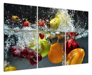 Abstraktní obraz ovoce (120x80cm)