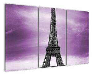 Abstraktní obraz Eiffelovy věže - obraz (120x80cm)