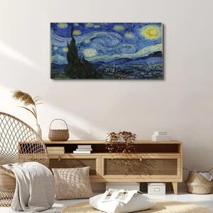 Obraz na plátně Obraz na plátně Hvězdná noc van gogh