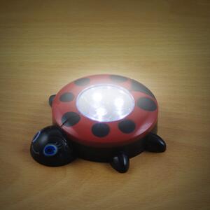 PHENOM Beruška, dětská přenosná noční LED lampička na 3 x AAA baterie